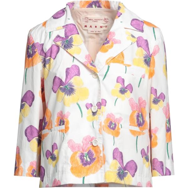 blazer Marni bianco a fiori