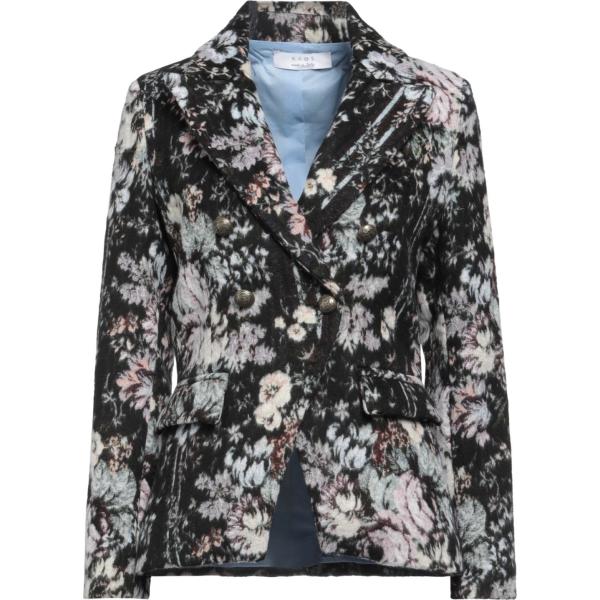 blazer Kaos nero a fiori