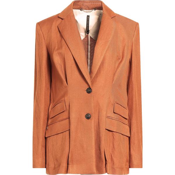 blazer Manila Grace arancione tinta unita