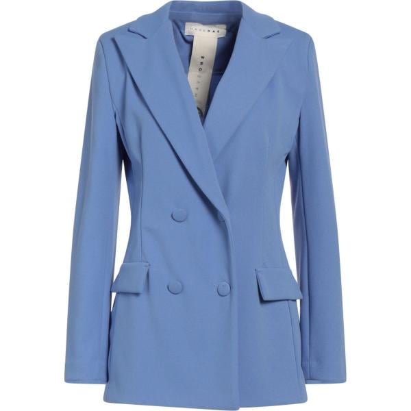 blazer Haveone blu tinta unita