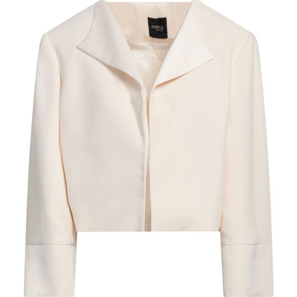blazer Mem.js bianco tinta unita