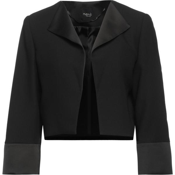 blazer Mem.js nero tinta unita