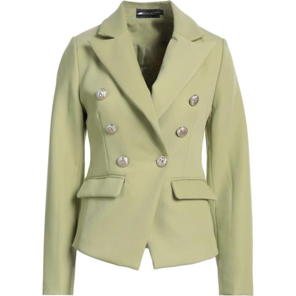 blazer Vanessa Scott verde tinta unita