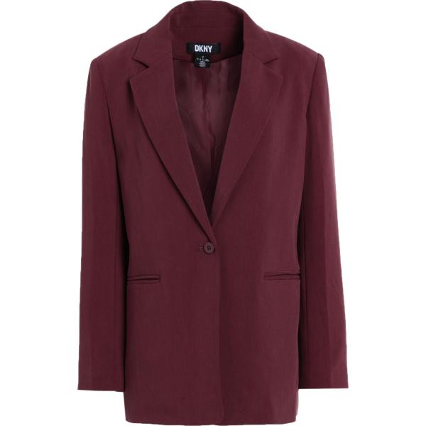 blazer Dkny marrone tinta unita