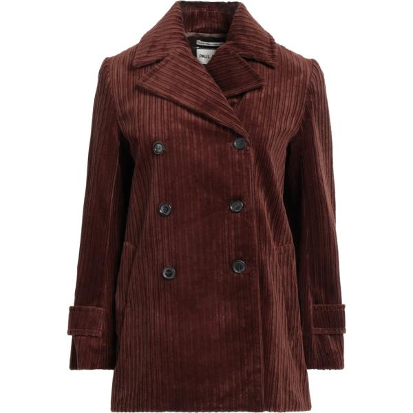 caban Paul & Joe marrone tinta unita