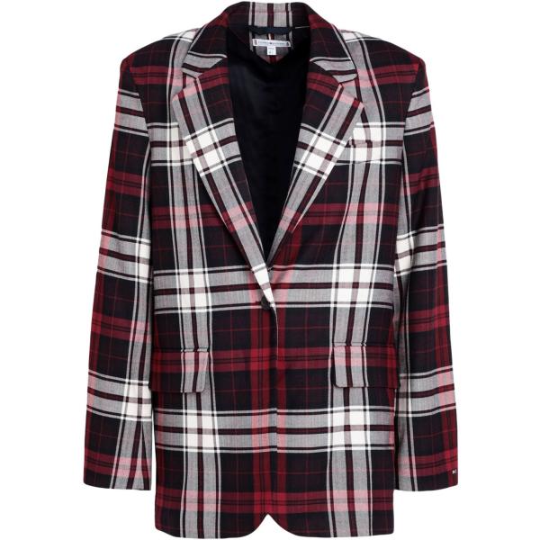blazer Tommy Hilfiger nero scozzese