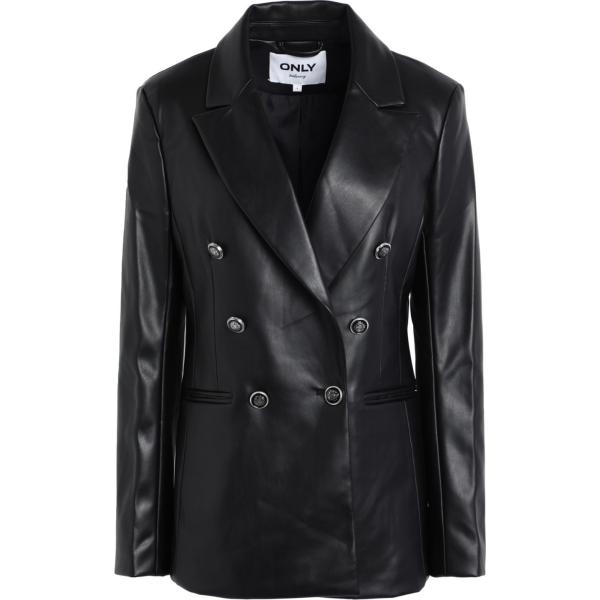 blazer Only nero tinta unita