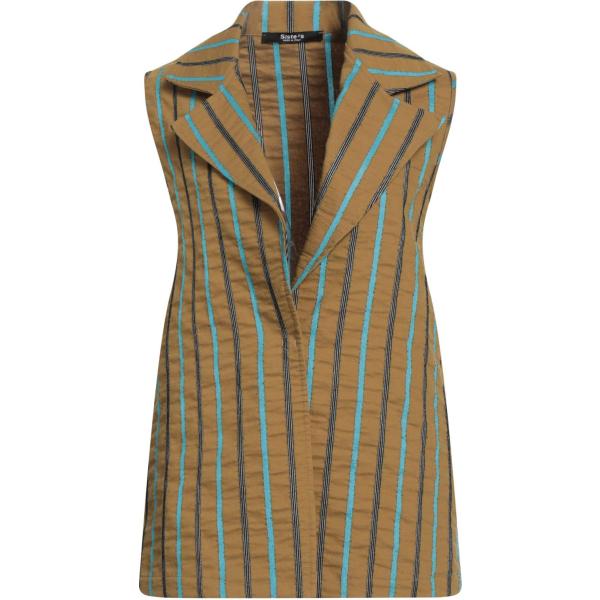 blazer Sistes marrone a righe