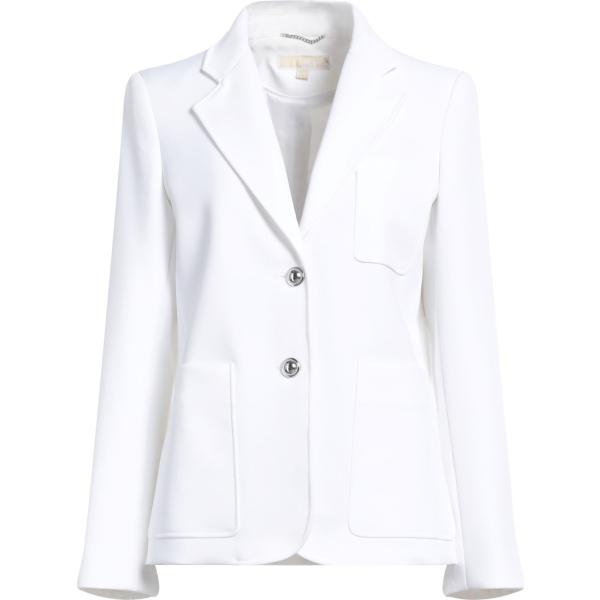 blazer Michael Michael Kors bianco tinta unita