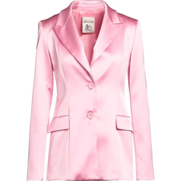 blazer Semicouture rosa tinta unita