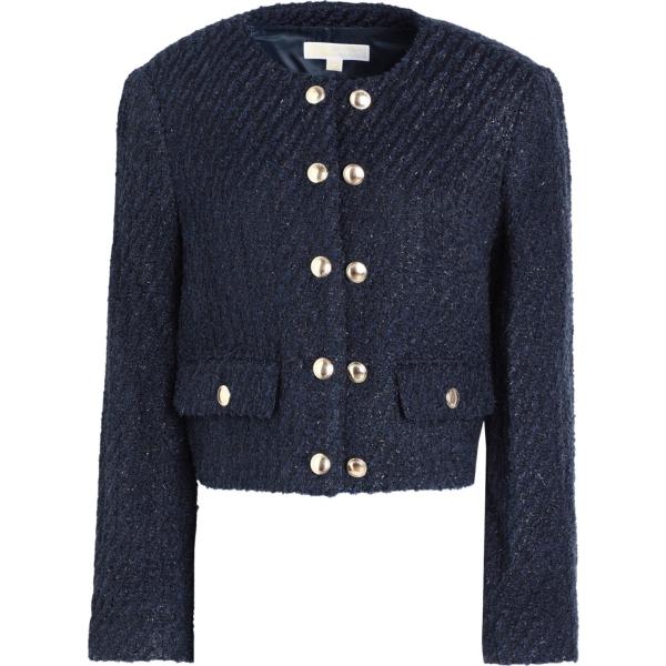 blazer Michael Michael Kors blu tinta unita
