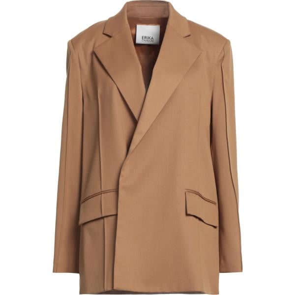 blazer Erika Cavallini marrone tinta unita