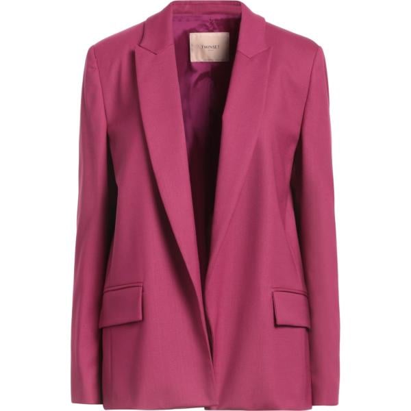 blazer Twinset rosa tinta unita