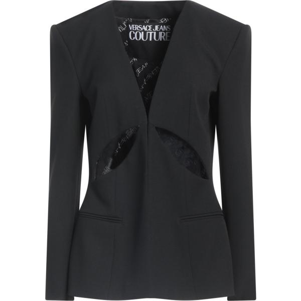 blazer Versace Jeans Couture nero tinta unita