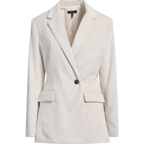 blazer Rag & Bone bianco tinta unita