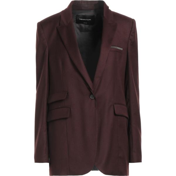blazer Fabiana Filippi marrone tinta unita