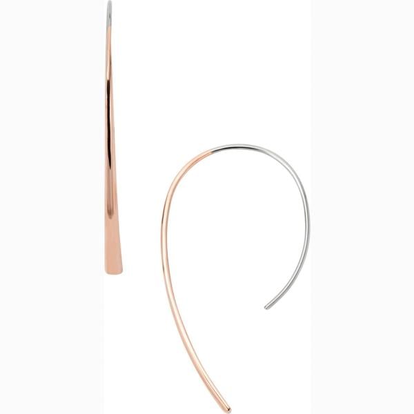orecchini Fossil marrone