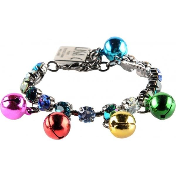 Bracciale con strass fantasia Lisa C Bijoux