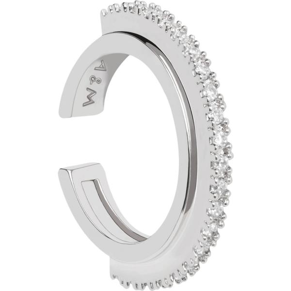 Orecchini con strass in placcato rodio Astrid & Miyu