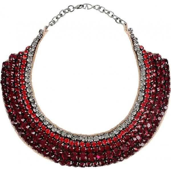 Collana con strass girocollo con gancetto Valentino Garavani