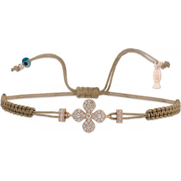 Bracciale con strass argento Kurshuni