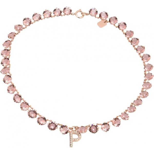 Collana con strass in oro rosa con gancetto Ca&Lou