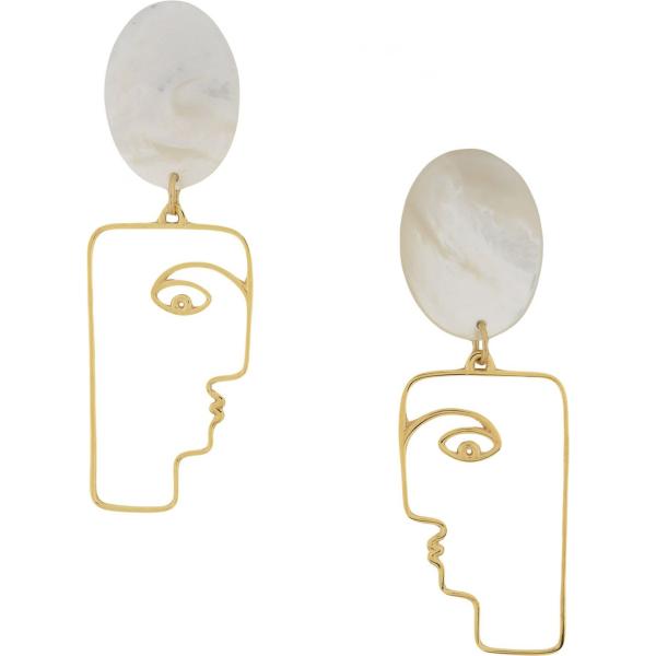 Orecchini con farfallina argento e oro Nina Kastens