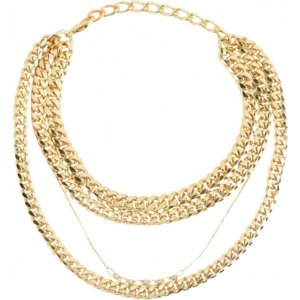 Collana con strass in ottone con gancio maglia Gogo Philip