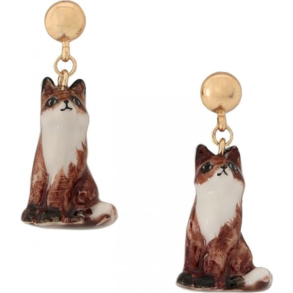 Orecchini con farfallina in ottone Nach