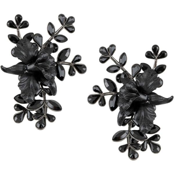 Orecchini con strass a clip Dsquared2