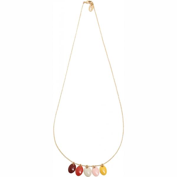 Collana in ottone con gancetto oro Titlee