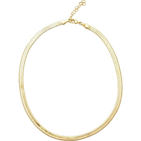 Collana in ottone con gancio maglia oro Eyland