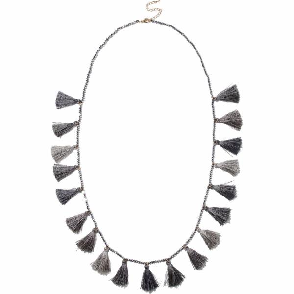 collana Kenneth Jay Lane grigio