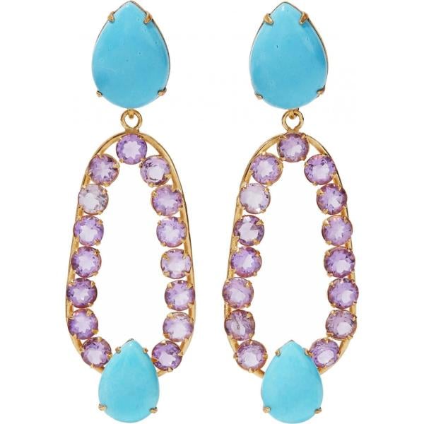 Orecchini con strass e farfallina Bounkit