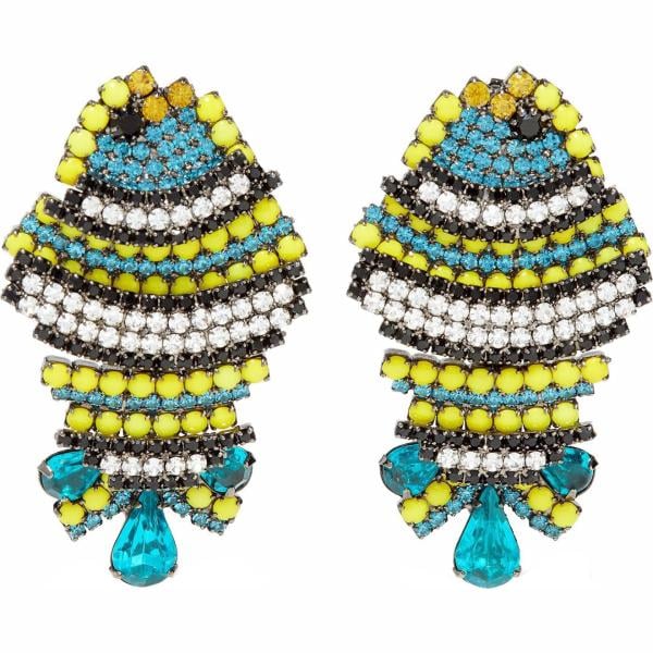 orecchini Elizabeth Cole blu