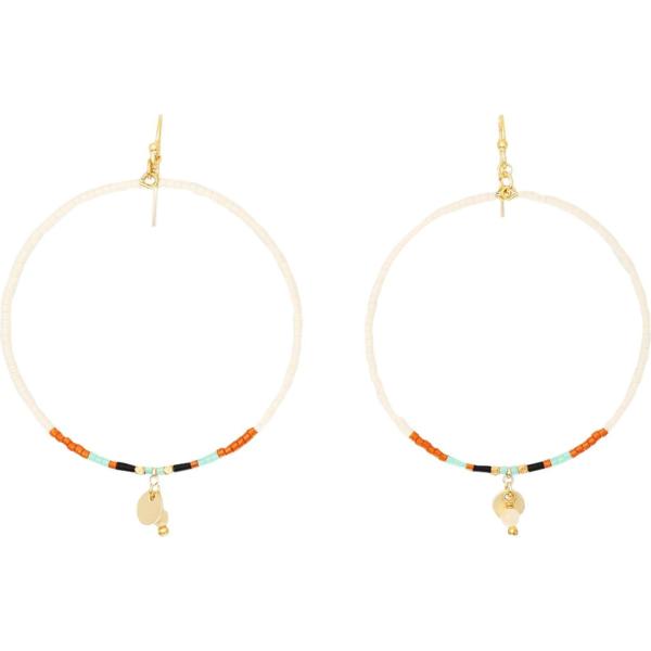 Orecchini con perline argento e oro Chan Luu grigio