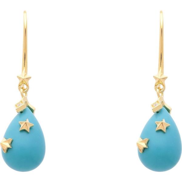 Orecchini con strass oro e argento Eshvi