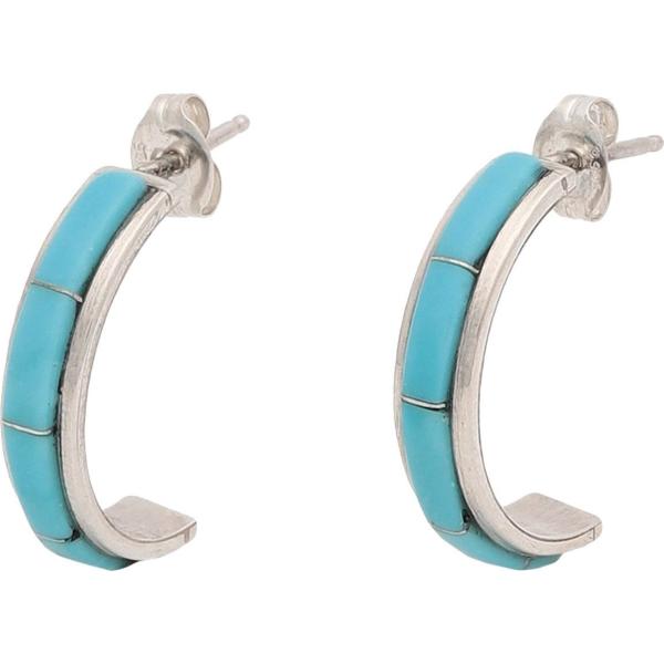 Orecchini con farfallina argento e turchese Jessie Western blu