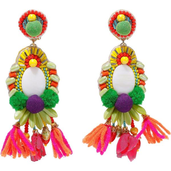 orecchini Ranjana Khan multicolore