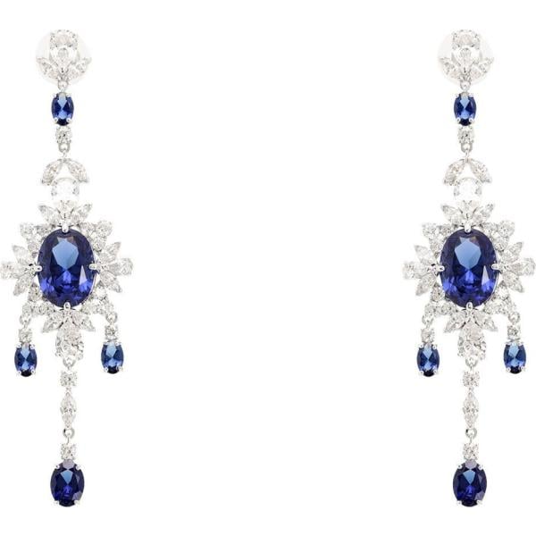 orecchini Swarovski grigio