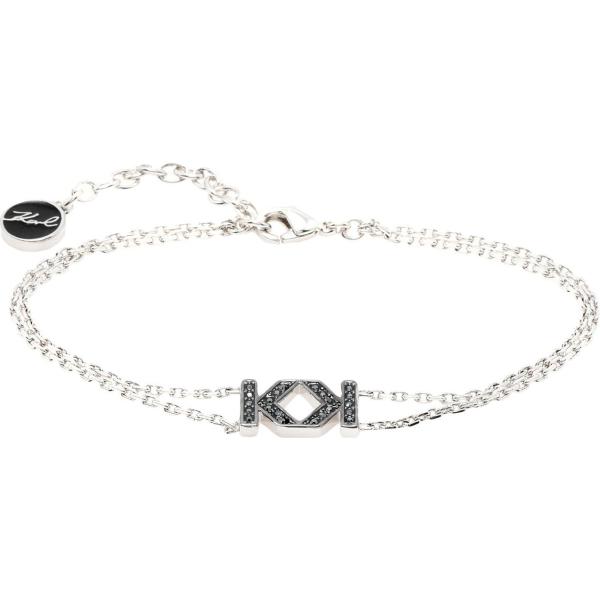 braccialetto Karl Lagerfeld grigio