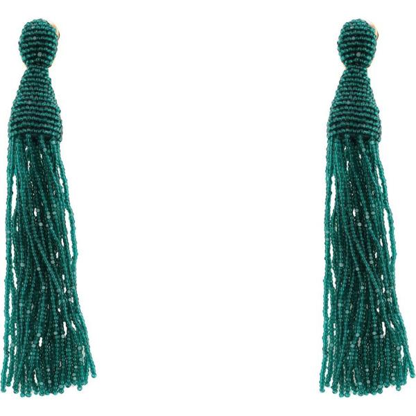 orecchini Oscar De La Renta verde