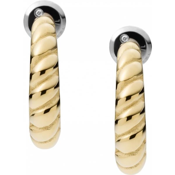 orecchini Fossil marrone