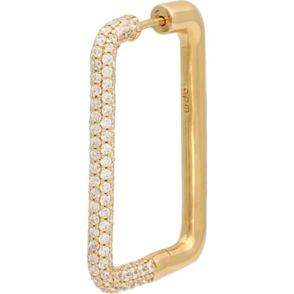 orecchini da donna in marrone chiaro a scatto in argento APM Monaco