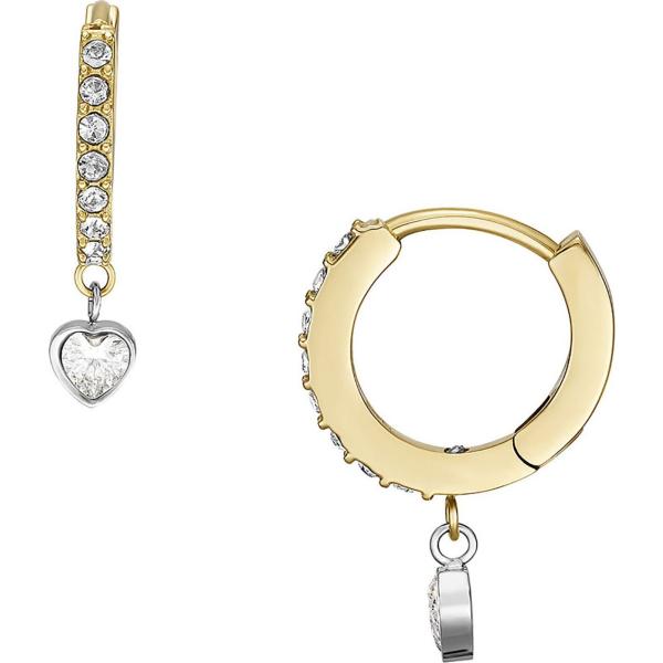 orecchini Fossil marrone