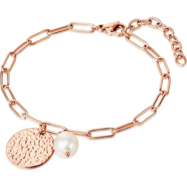 braccialetti Valero Pearls marrone