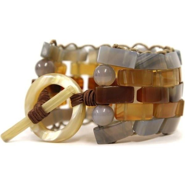 braccialetti Giorgio Armani marrone