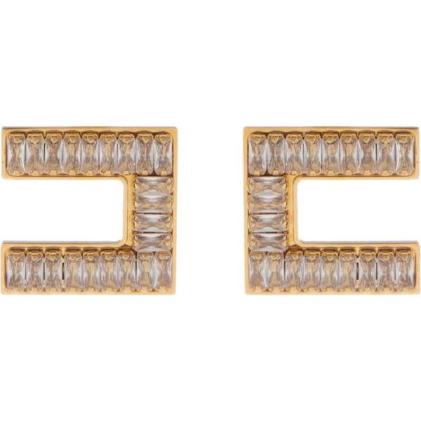 orecchini Elisabetta Franchi marrone