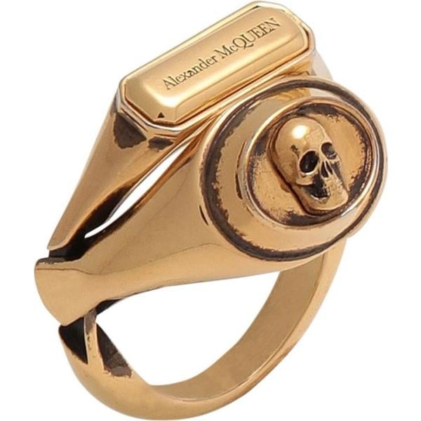 anelli Alexander Mcqueen bianco