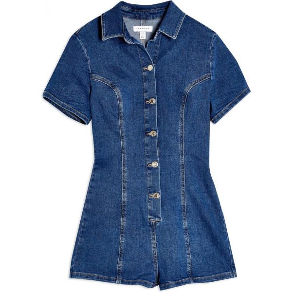 tute Topshop blu tinta unita